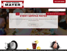 Tablet Screenshot of eventservice-mayer.at